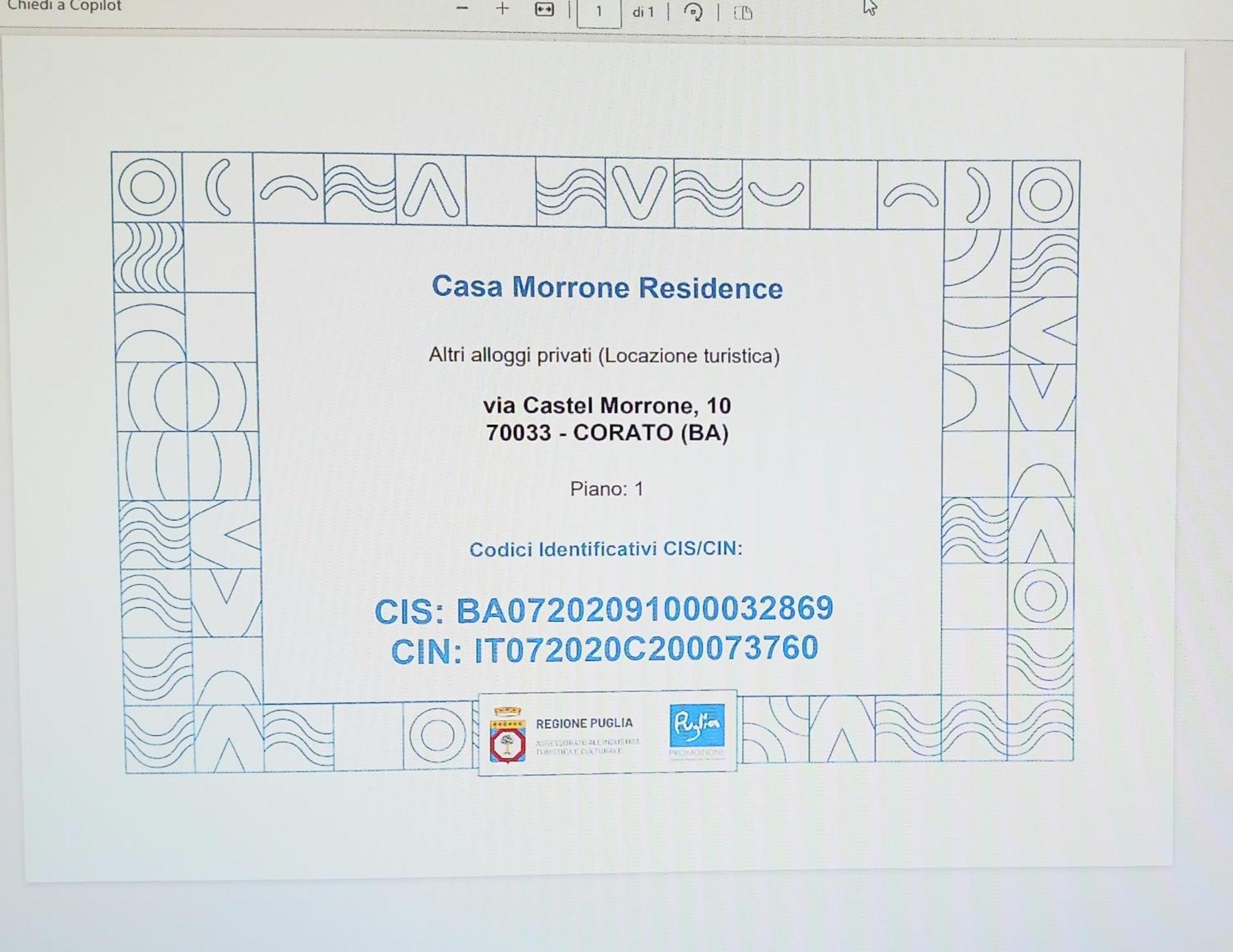 Casa Morrone Residence Corato Ngoại thất bức ảnh
